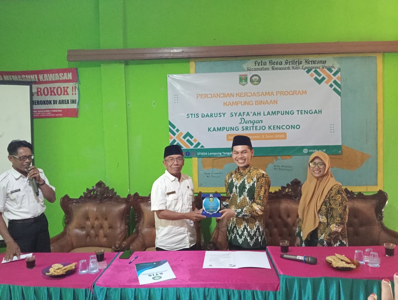 STISDA Lamteng dan Kampung Sritejo Kencono Teken MoU, Wujudkan Desa Binaan Yang Produktif 